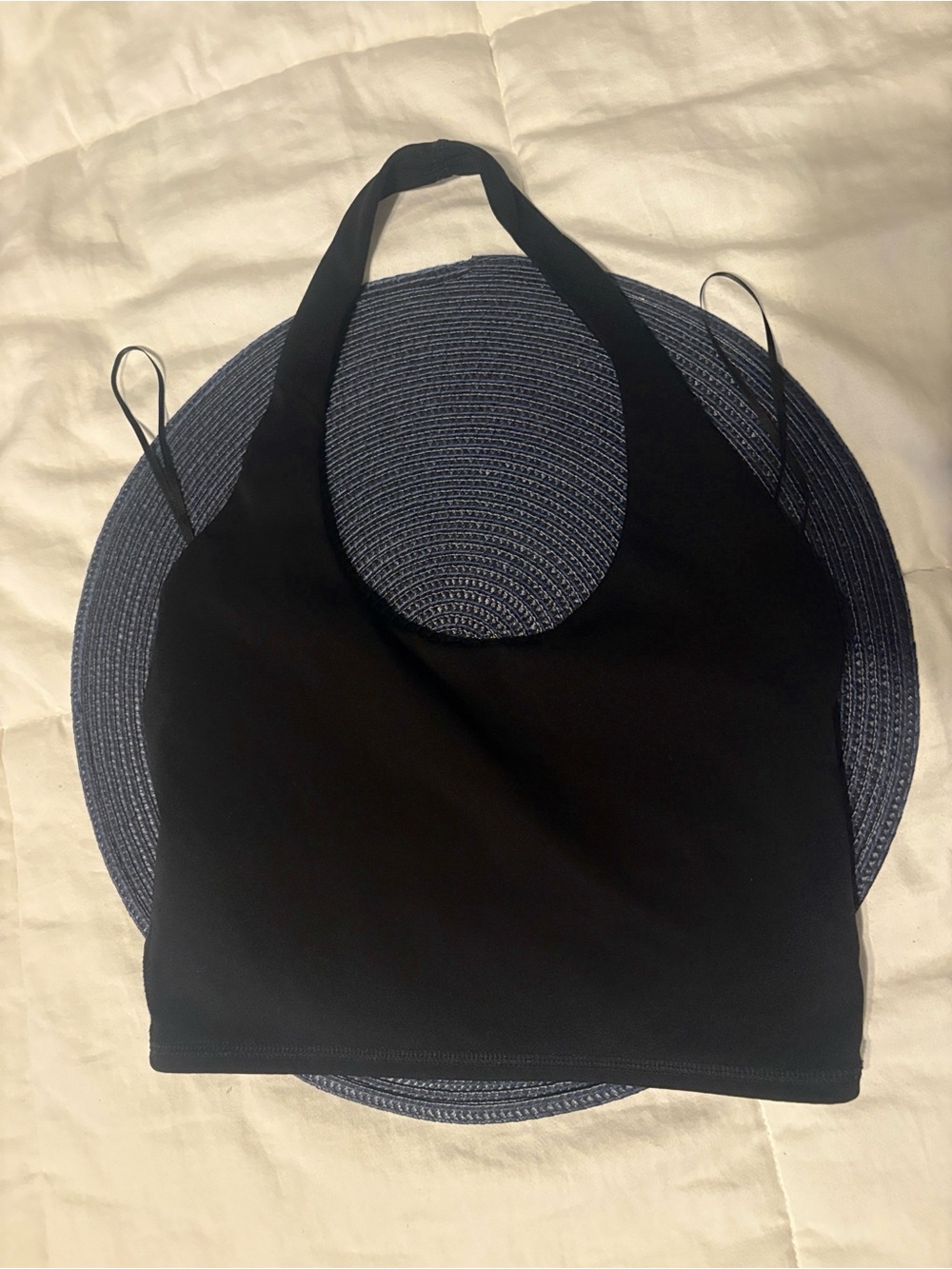 GARAGE Black Halter Crop Top